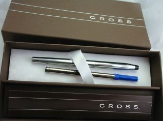 Handsome Cross Chrome Century 0.  7mm Rollerball Selectip Gel Ink Pen 3505 Usa