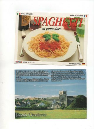 31 Large Postcards : Food & Drink Recipes