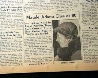 Maude Adams Broadway J.  M.  Barrie 