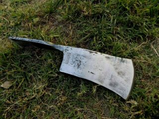 Vintage Collins 3 - 1/2 Lbs Pulaski Axe Head Forest Fireman Axe,  Made In Usa