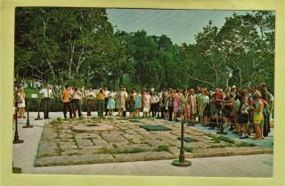 Postcard Arlington National Cemetery Grave Of John F Kennedy Vintage 5968
