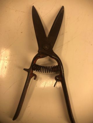 Vintage Wiss Gardening Shears Forged No.  5600 Grass Clippers Locking 5 