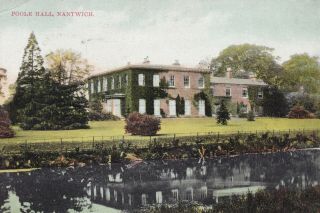 Nantwich - Poole Hall By Shaw Of Burslem 1918