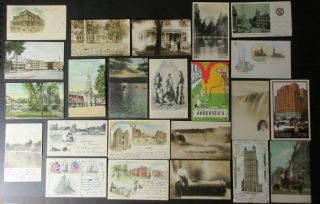 Early To Mid 20th C.  Photo Postcards.  Used&unused,  England&overseas.