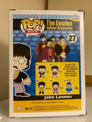 POP Funko John Lennon The Beatles Yellow Submarine 27 2