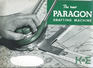Brochure - Keuffel & Esser Paragon Drafting Machine Arm Scales Tool 1946 (tl71)