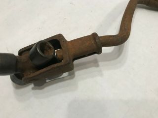 Antique 4 Way Multi Socket Head Adjustable Tire Lug Wrench Model T Ford 4