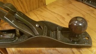 Patent 1910 Stanley Sweetheart No 5C wood plane,  and in very good shape 7