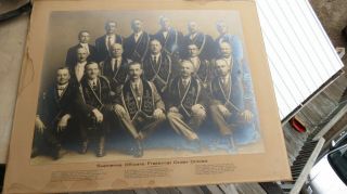 Supreme Officers Fraternal Order Orioles Supreme Giant 16 " X 20 " Photos 1920 