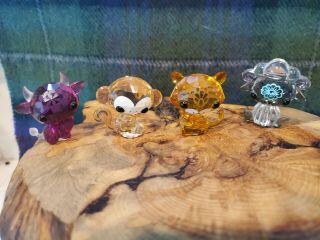 Swarovski Zodiac Mini Crystal Figurines (4)