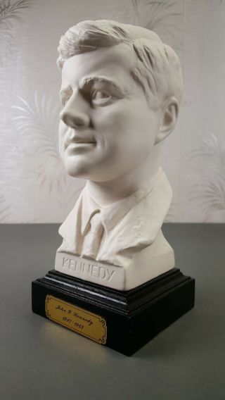 Vintage Goebel President John F Kennedy Bust Sculpture W Germany Artist Signed