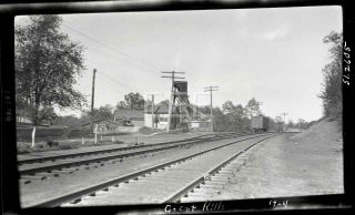 1924 Railroad @ Great Kills Staten Island York City Nyc Photo Negative T249