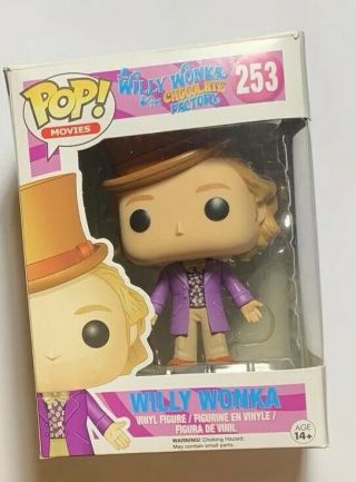 Funko Pop Willy Wonka And The Chocolate Factory Willy Wonka Figure Movies 253