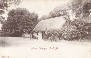I.  O.  M.  Manx Cottage By Hartmann,  1905 Douglas Squared Circle