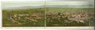 Berkeley,  Ca 1906 Postcard Panoramic View University Of California,  4 Cards Wide