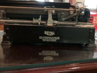 Royal Typewriter Vintage.  Antique 4