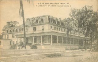 Florida,  Fl,  Green Cove Springs,  St Elmo Hotel Postcard