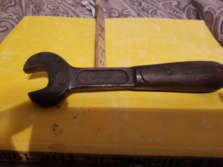 Antique H.  D.  Smith & Co Patented " Perfecthandle " Wood Handles Open - End Wrench 1/2