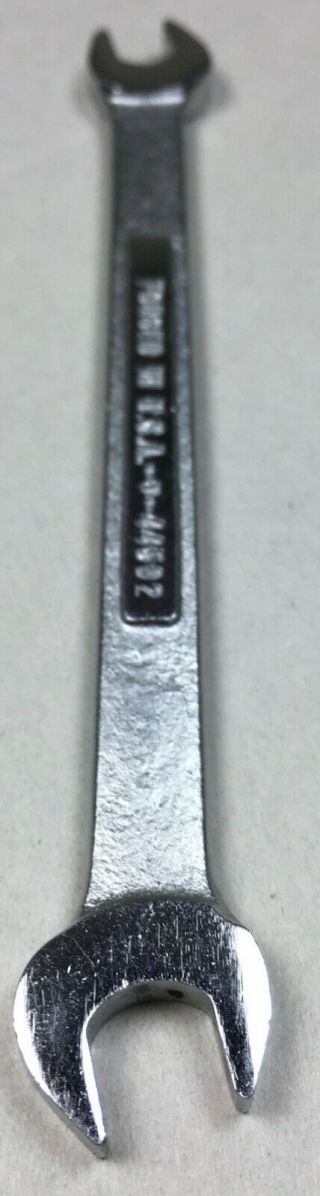 Vintage Craftsman Tools 44502 Metric Open End Wrench 6mm x 8mm - V - Series U.  S.  A. 4