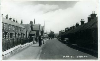 Leslie - Prinlaws - Main Street - Old Real Photo Postcard View