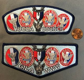 Gila Oa Lodge 378 Yucca Council Tx 2010 Eagle Scout Service Flap And Csp 2 - Patch