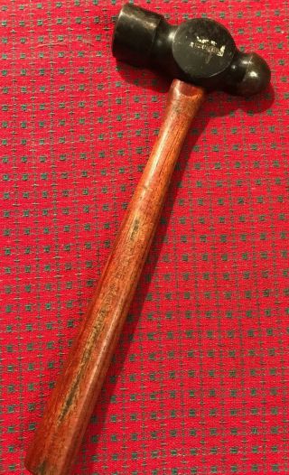 Vintage Plumb 48 Oz Ball Peen Hammer Large.  Screw Wedge