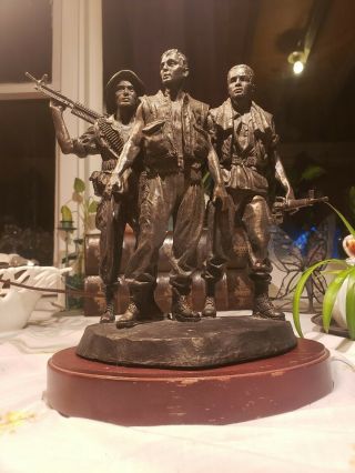 Franklin Three Servicemen Vietnam Veterans Memorial Fund Sculpture Official