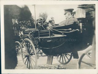 1919 Photo Prince Wales Excellency Governor Newfoundland Suite Carriage Royalty
