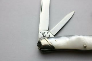 WINCHESTER SWELL CENTER CONGRESS 4 - BLADED KNIFE - PEARL - 4935 - USA - 1992 - 6 5