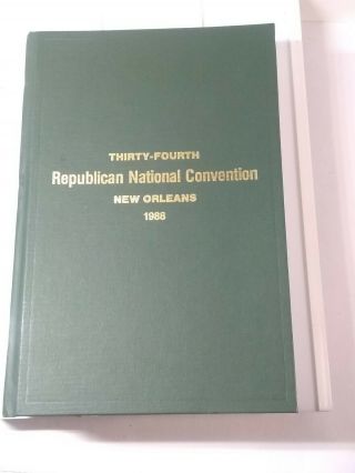 Thirty - Fourth Republican National Convention Orleans 1988 & Pahmplet