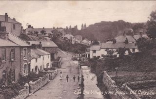Old Colwyn - The Old Village From Bridge,  Children Posing By Valentin 