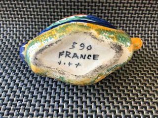 French Ceramic/ Porcelain Ink Well - Early 20th Century - Signed Hand Painted 7