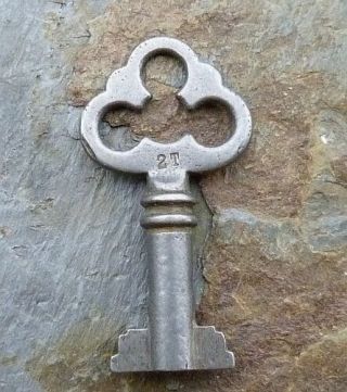 Antique Double Bit Hollow Shaft Key 2t