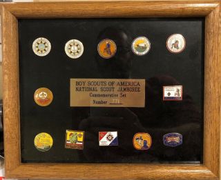 Boy Scouts Of America National Scout Jamboree Commemorative Pin Set