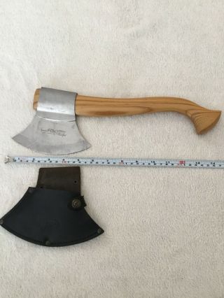 Fox Scout Trekking Hatchet Made In Italy.  Stainless Blade.  Sheath