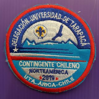 24th World Scout Jamboree 2019 Contingent Official Patch / Chile 2 Badge Wsj