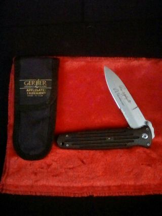 Gerber Combat Folder Applegate Fairbairn Combo Blade Knife