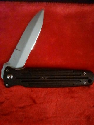 Gerber Combat Folder Applegate Fairbairn Combo Blade Knife 7