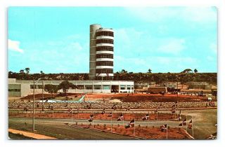 Vintage Postcard Tower Of Honduras Projects Santo Domingo Dominican Republic I6