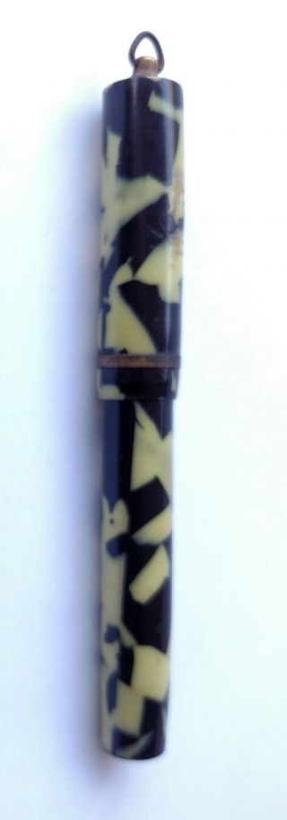 Vintage Black - And - White Dairy Cow Fountain Pen