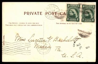 Bay Of Islands Newfoundland 1904 Garland Chromolithograph Postcard To Us