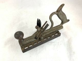 Antique Stanley No.  48 3/8 " Tongue And Groove Wood Plane