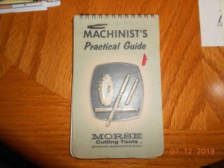 Vintage Morse Machinist 