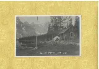 X Canada Alberta Banff 1901 - 39 Udb Rppc Postcard Moraine Lake Camp Pb.  Harmon