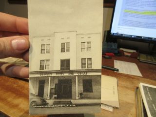 Vintage Old Postcard West Virginia Grantsville Rainbow Hotel & Grille Restaurant