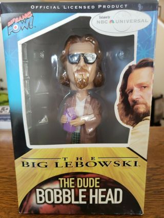 The Big Lebowski The Dude (robe) Bobble Head Jeff Bridges Nib