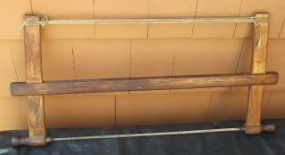Antique Vintage Buck Saw Wooden Hand Tool Log Cutting Rustic Wood
