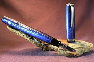 Vintage 1940’s Blue Esterbrook J Fountain Pen W/ Premium 9668 Nib—restored