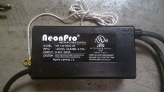 Neon Pro Me - 120 - 9000 - 30 Neon Sign Power Supply Transformer - Ul Listed