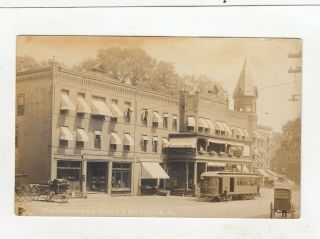 Rppc Trolley Parked In Front Of The Adnabrown Hotel In Springfield Va Fairfax